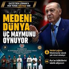 Başkan Erdoğan'dan Gazze mesajı: Medeni dünya üç maymunu oynuyor