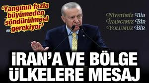 Başkan Erdoğan'dan İran'a taziye dünyaya uyarı: 