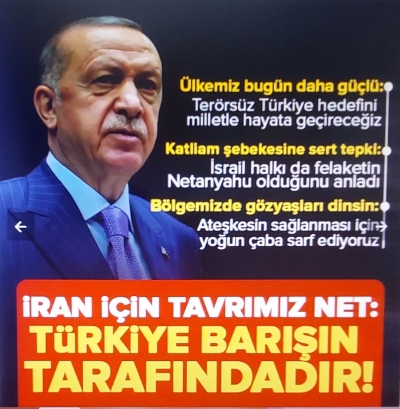 Başkan Erdoğan'dan İran krizine net mesaj: Türkiye barıştan yana