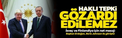 Başkan Erdoğan'dan İsveç ve Finlandiya'nın NATO üyeliği için net mesaj: Haklı tepki gözardı edilemez  