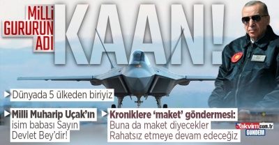 Başkan Erdoğan'dan İstikbalin Yüzyılı Tanıtım Programında önemli açıklamalar! MMU'nun adı KAAN oldu: İsim babası Devlet Bahçeli