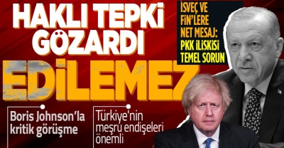 Başkan Erdoğan'dan İsveç ve Finlandiya'nın NATO üyeliği için net mesaj: Haklı tepki gözardı edilemez  