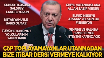 Başkan Erdoğan'dan İsrail'in yasadışı Sumud baskınına sert tepki: 