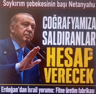 Başkan Erdoğan'dan İsrail'e bir tepki daha: Fitne üretim fabrikası!