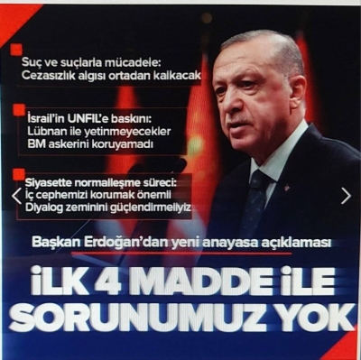 Başkan Erdoğan'dan Kabine Toplantısı sonrası kritik açıklamalar: Uzatılan elin koparılmasına izin vermeyiz