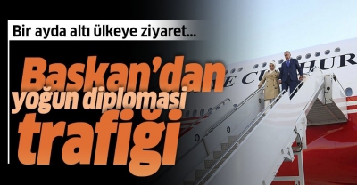 Başkan Erdoğan'dan kamp sonrası diplomasi atağı: Bir ayda altı ülkeye ziyaret..