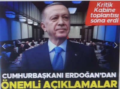 Başkan Erdoğan'dan Kabine'nin ardından önemli açıklamalar! Öğretmen adaylarına müjde: Takvim yarın açıklanacak. 
