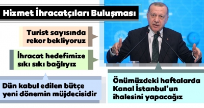 Başkan Erdoğan'dan Kılıçdaroğlu'na Kanal İstanbul cevabı: Sen ne yaparsan yap biz bunu yapacağız...