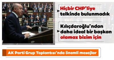 Başkan Erdoğan'dan 