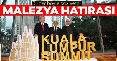 Başkan Erdoğan'dan Malezya'da hatıra fotoğrafı