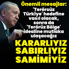 Başkan Erdoğan'dan net mesaj: Terörden sonuç alamayacaklar