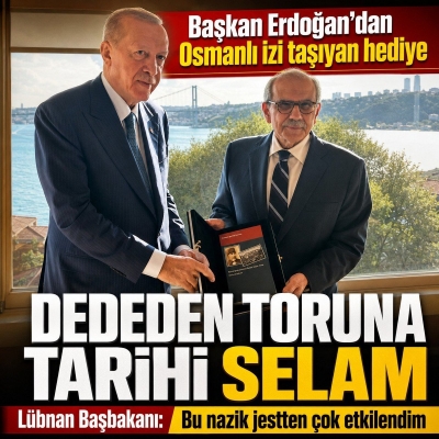Başkan Erdoğan’dan Nevvaf Selam’ı duygulandıran hediye