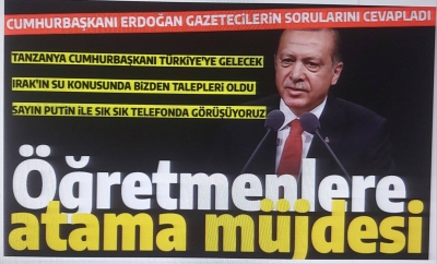 Başkan Erdoğan'dan öğretmen ataması müjdesi!