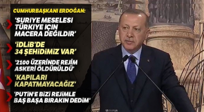 Başkan Erdoğan'dan Putin'e net mesaj: Önümüzden çekilin, gereğini yaparız!..