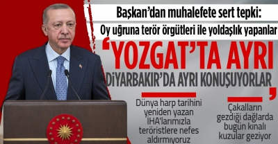 Başkan Erdoğan'dan şehit yakınları ve gazilere: 