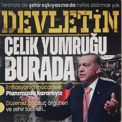 Başkan Erdoğan'dan şehir eşkıyalarına uyarı: Karşılarında devletimizin çelikten yumruğunu bulacaklar | Kolluk kuvvetleriyle iftar