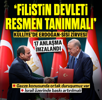 Başkan Erdoğan'dan Sisi ile ortak basın toplantısında net mesaj: Katillerin yeri meclis değil mahkemeler