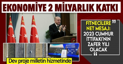 Başkan Erdoğan'dan tarihi törende 'Cumhur İttifakı' mesajı