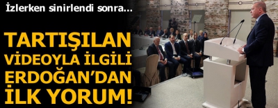 Başkan Erdoğan'dan tartışılan videoya ilk yorum: Şeytani bir kampanya....