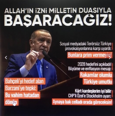 Başkan Erdoğan’dan Terörsüz Türkiye mesajı: Gerekirse baldıran zehrini de içeriz