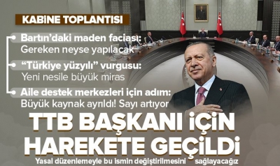 Başkan Erdoğan'dan TTB açıklaması: Yargı harekete geçti