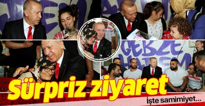 Başkan Erdoğan'dan Üsküdar'da sürpriz ziyaret..