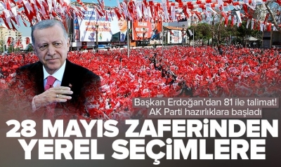 Başkan Erdoğan'dan yerel seçimler hazırlığı! AK Parti 81 ilde çalışmalara başladı