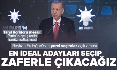 Başkan Erdoğan'dan yerel seçimler mesajı: Zaferle çıkacağız