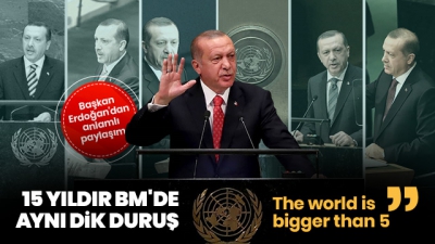  Başkan Erdoğan,Gerçekleri BM'de haykırdı: Tüm dünya için adalet istiyorum