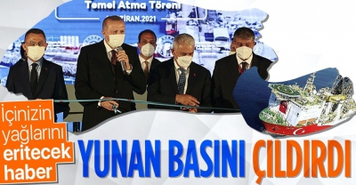 Başkan Erdoğan'ın Karadeniz'de doğal gaz bulunduğunu açıklaması Yunanistan'ı çıldırttı