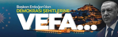 Başkan Erdoğan'ın liderliğinde AK Parti'den demokrasi şehitlerine vefa! 