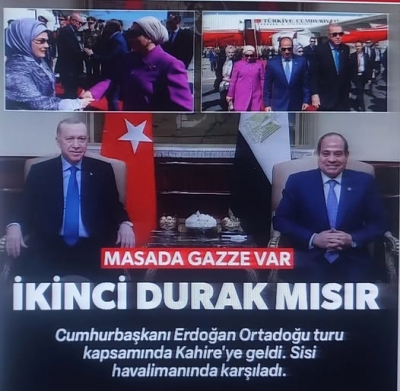 Başkan Erdoğan'ın Orta Doğu turunda ikinci durak Mısır: Havalimanında özel karşılama sarayda resmi tören