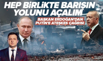 Başkan Erdoğan'ın Vladimir Putin ile telefon görüşmesi sona erdi 