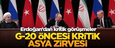 .Başkan G-20 öncesi Asya zirvesine katılacak.