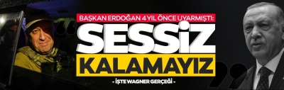 Başkan Recep Tayyip Erdoğan 4 yıl önce uyarmıştı! Wagner tehlikesini fotoğraf üzerinden anlatmıştı  