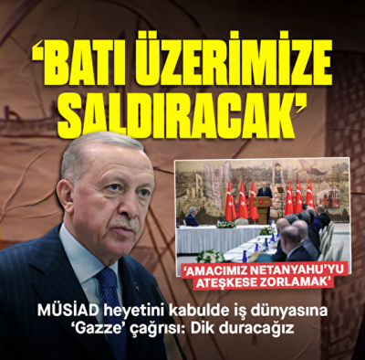 Başkan Recep Tayyip Erdoğan, MÜSİAD Kurulu'nu kabulünde açıklamalarda bulundu 