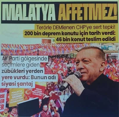 Başkan Recep Tayyip Erdoğan 'siyasi şantaj' göndermesi: Bize kaybettirmek için çalışan partiler ortaya çıktı