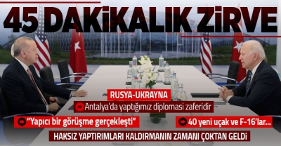 Başkan Recep Tayyip Erdoğan ABD Başkanı Joe Biden ile telefonda görüştü! İşte ele alınan konular...