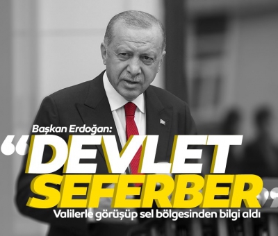 Batı Karadeniz'de sel felaketi! Başkan Erdoğan sel bölgesindeki valiler ve kaymakamlarla görüştü: Devlet seferber
