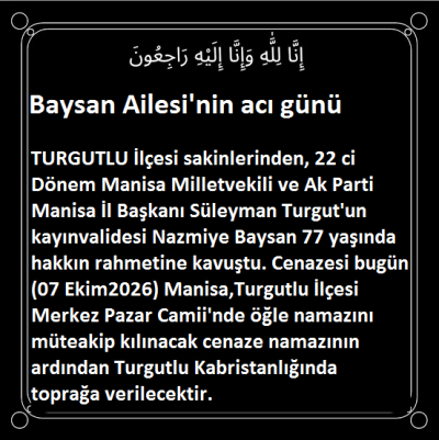 Baysan Ailesi'nin acı günü