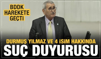 BDDK'dan 5 kişi hakkında suç duyurusu