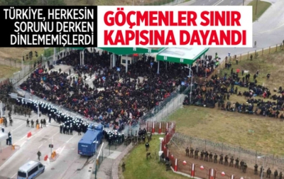 Belarus’ta 3 bin 500 göçmen, Polonya sınır kapısına dayandı