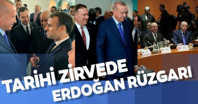 Berlin'deki kritik zirvede Başkan Erdoğan rüzgarı.