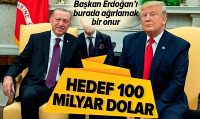 Beyaz Saray'da Başkan Erdoğan -Trump görüşmesi sona erdi.