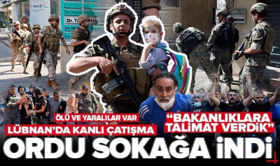 Beyrut patlamasına ilişkin soruşturmayı protesto edenlere ateş açıldı: Ölü ve yaralılar var!