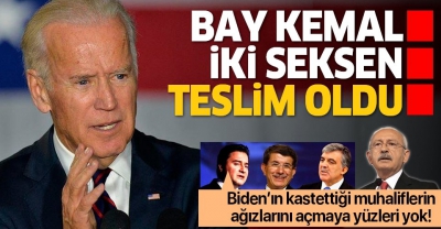 Biden Türkiye'yi hedef aldı, 'destekliyoruz' dediği muhalefet koro halinde 7 aya takıldı.