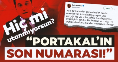 Binali Yıldırım'ın İsmailağa cemaatini ziyaret etmesinden rahatsız olan Fatih Portakal'a ağır gönderme: İkiyüzlü!.
