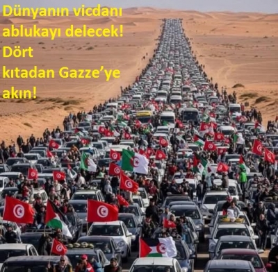 Binlerce kişiyle ablukayı kıracaklar! Dört kıtadan Gazze’ye akın