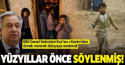 BM Genel Sekreteri Guterres'den mülteci hakları için 