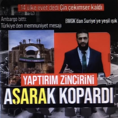 BM Güvenlik Konseyi Şara ve Suriye İçişleri Bakanına yaptırımları kaldırdı! Türkiye'den memnuniyet mesajı